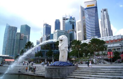 Du lịch Singapore Merlion Victoria Bay